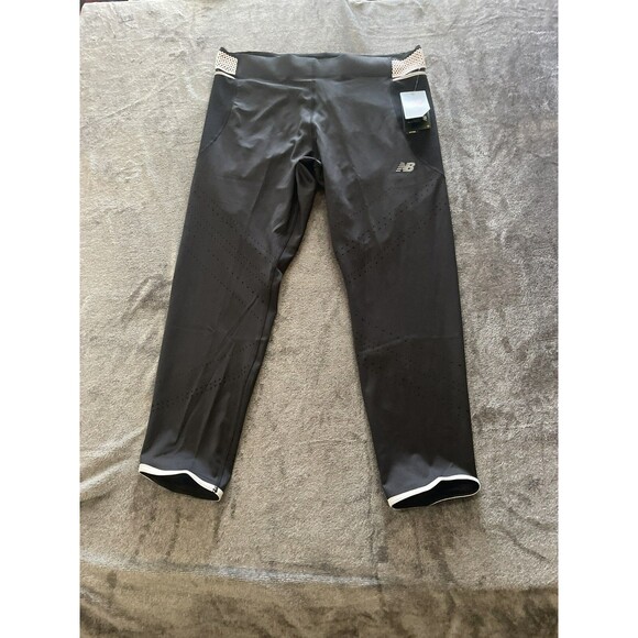 New Balance Speed Tight Women's Size XL Black Athletic Leggings NBdry Wicking - Picture 14 of 15